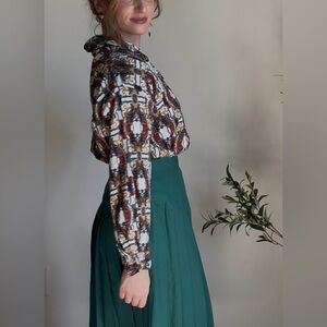 Koala Company Multicolor 80’s Patterned Blouse